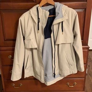 Athleta beige raincoat